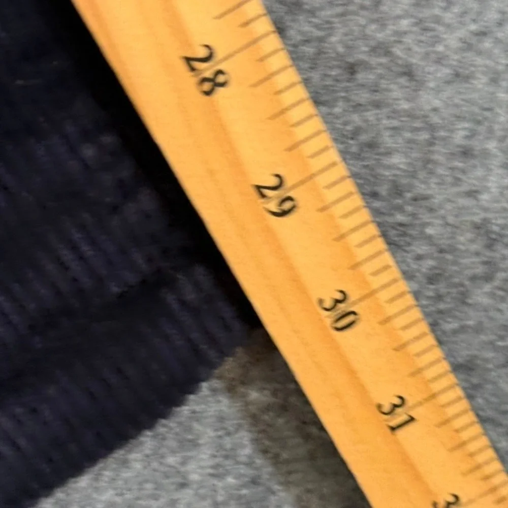 De Bonne Facture Navy Blue Corduroy Easy Trousers France Mens Size 46 US 32x30